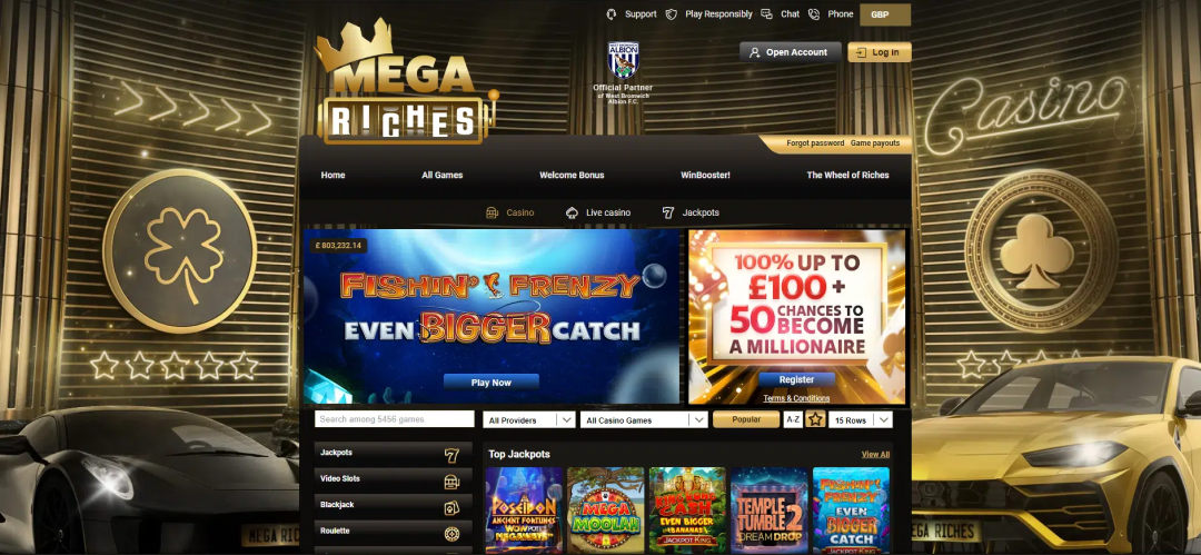 Mega Riches Cassino